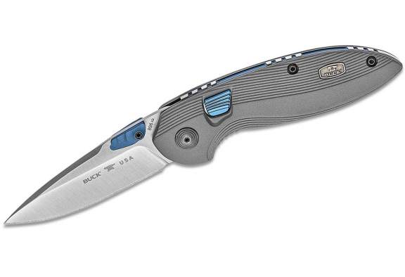 Купить Buck 896 RapidFire Auto Aluminum Gray, клинок P 7,6 см Buck 896 RapidFire Auto Aluminum Gray, клинок P 7,6 см