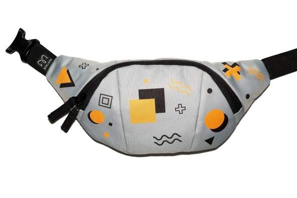 Enklepp Tarta Waist Bag, geometry gray