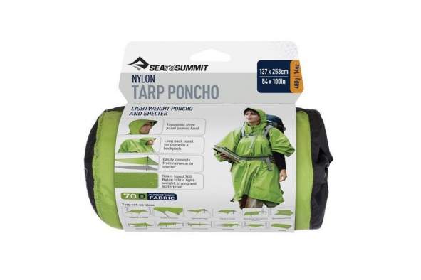 Sea to Summit TARP PONCHO 70D, Green
