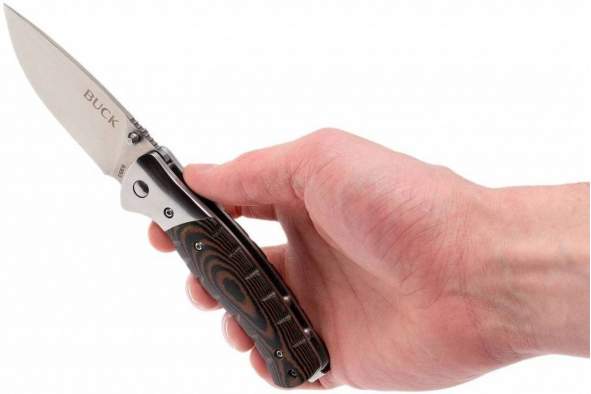 Купить Buck 835 Small Folding Selkirk Micarta Brown/Black Buck 835 Small Folding Selkirk Micarta Brown/Black