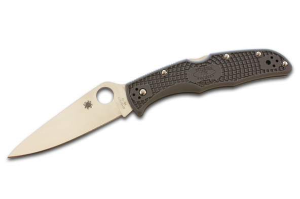 Spyderco Endura 4 Lightweight Flat Ground Gray, клинок P 9,7 см