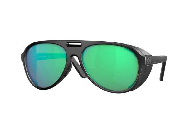 Costa Grand Catalina Green Mirror 580G, Matte Black