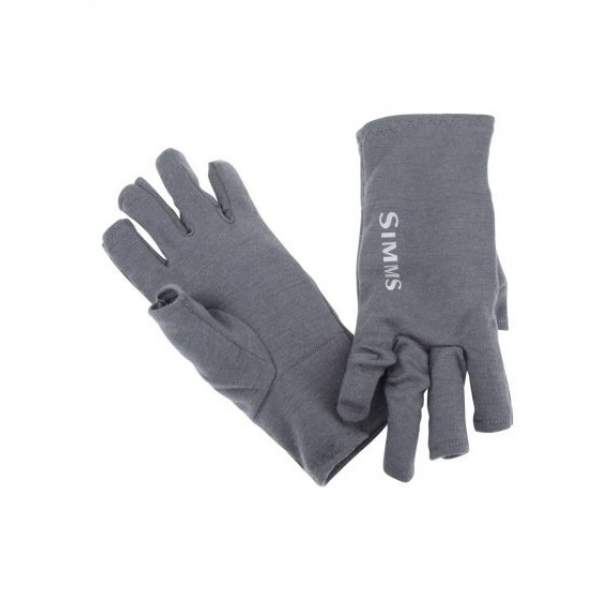 Simms Ultra-Wool Core 3-Finger Liner, Carbon