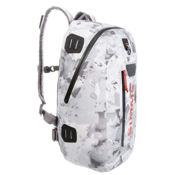 Simms Dry Creek Z Backpack 35L, Cloud Camo Grey