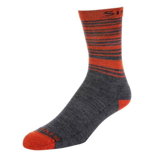 Simms Merino Lightweight Hiker Sock, Carbon