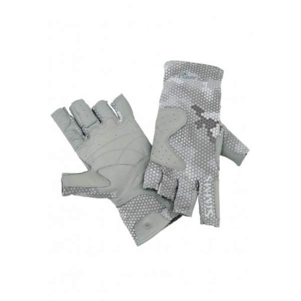 Перчатки Simms Solarflex Guide Glove, Hex Camo Boulder