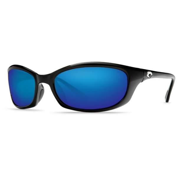 Очки Costa, Harpoon, Blue Mirror 580P, Shiny Black Frame