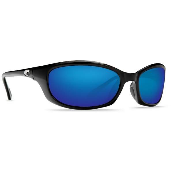 Очки Costa, Harpoon, Blue Mirror 580P, Shiny Black Frame