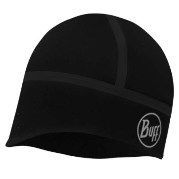 Buff Windproof Hat, Solid Black (L/XL)