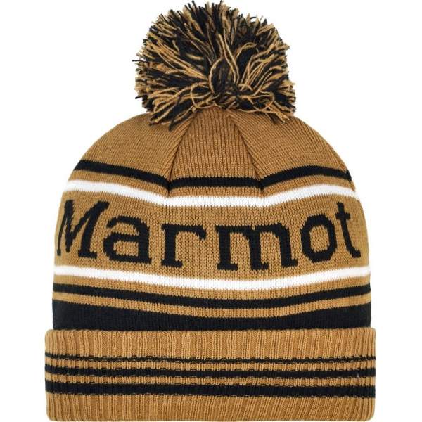 Marmot RETRO POM HAT, Scotch/Black