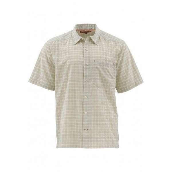 Рубашка Simms Morada SS Shirt, Pale Khaki Plaid