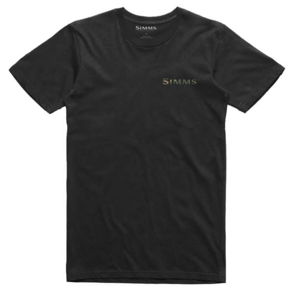 Simms Walleye Logo T-Shirt, Black