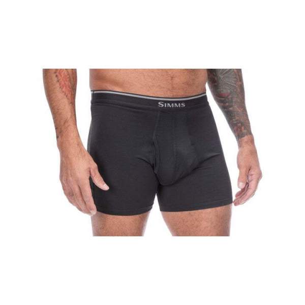 Simms Cooling Boxer Brief, Carbon