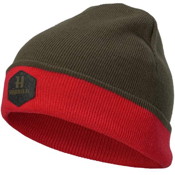 Harkila Driven Hunt Reversible Beanie, Willow green