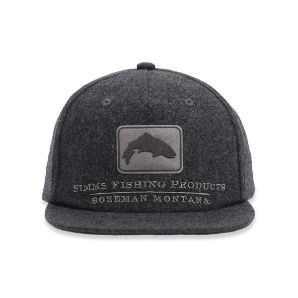 Simms Wool Trout Icon Cap, Graphite