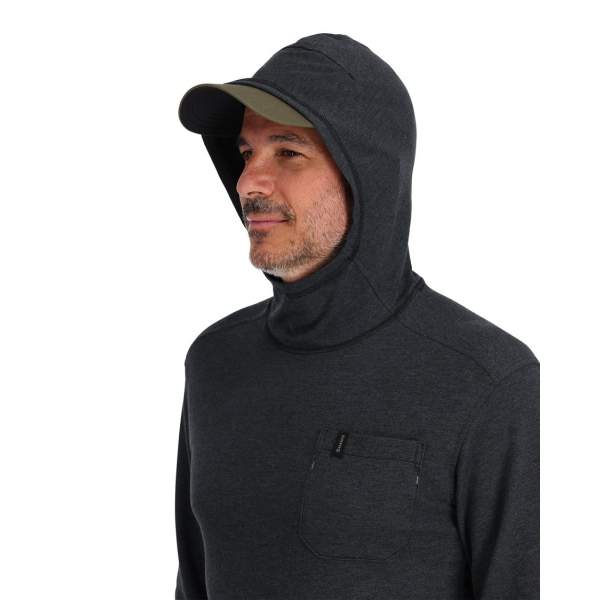 Simms Henry's Fork Hoody, Black Heather