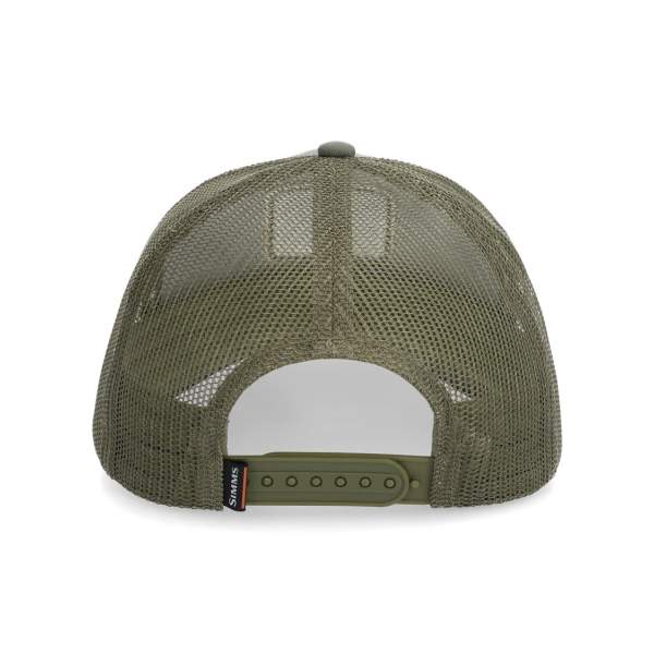 Simms Double Haul Icon Trucker, Smokey Olive