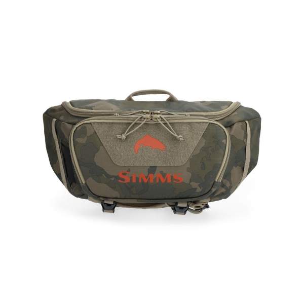 Simms Tributary Hip Pack 5L, Regiment Camo Olive Drab