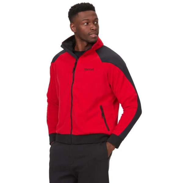 Marmot 87 POLARPLUS ALPINST FLEECE JACKET, Team Red