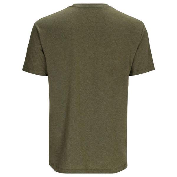 Simms Fly Patch T-Shirt, Military Heather