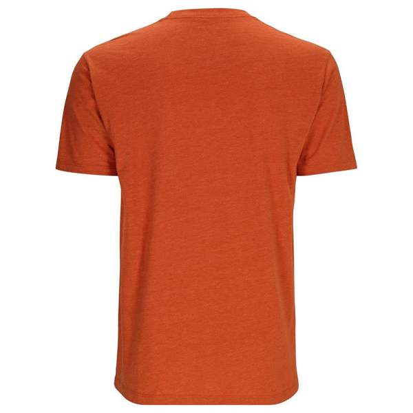 Simms Fly Patch T Shirt Adobe Heather