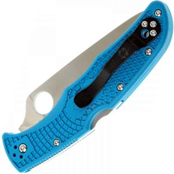 Spyderco Endura 4 Lightweight Flat Ground Blue, клинок P 9,7 см