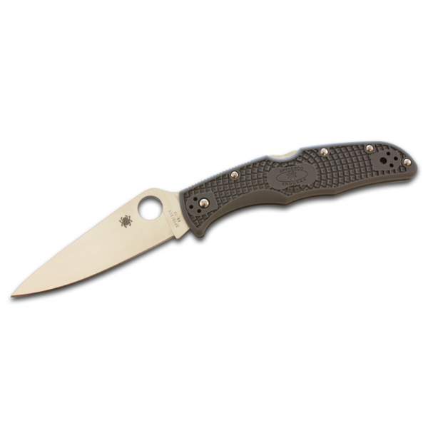 Spyderco Endura 4 Lightweight Flat Ground Gray, клинок P 9,7 см