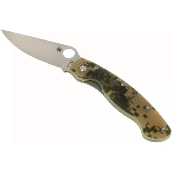 Spyderco Military Model Camo, клинок P 10,2 см