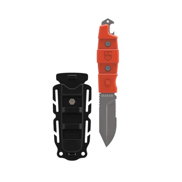 GEAR AID Buri Utility Knife Drop Point, Orange