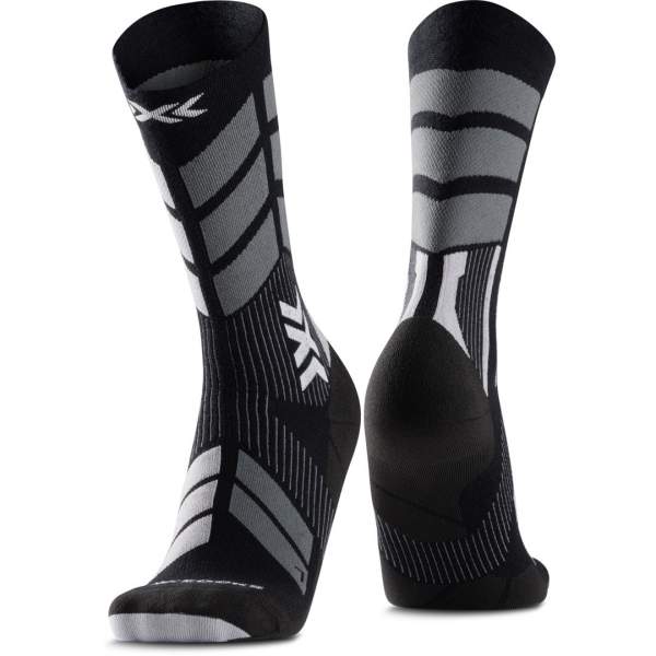 X-SOCKS X-COUNTRY PERFORM MERINO CREW, Black-Grey