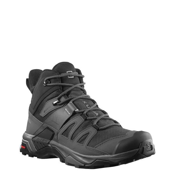 Salomon X ULTRA 4 MID WIDE GTX, Black Magnet-Pearl Blue