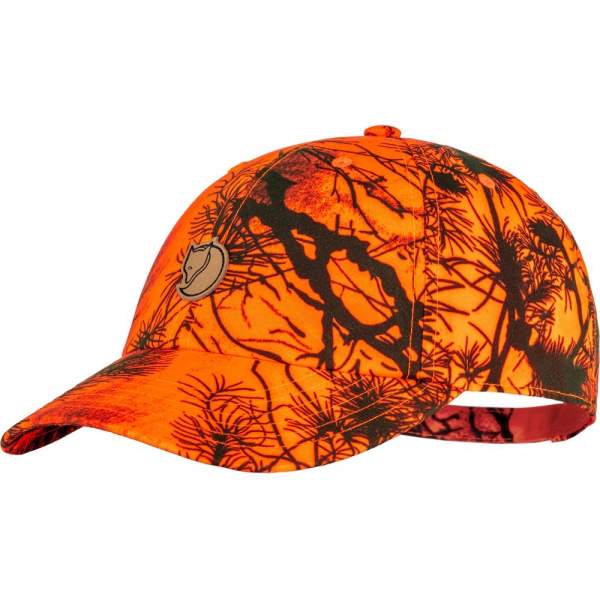 Fjallraven Lappland Camo Cap, Orange Camo