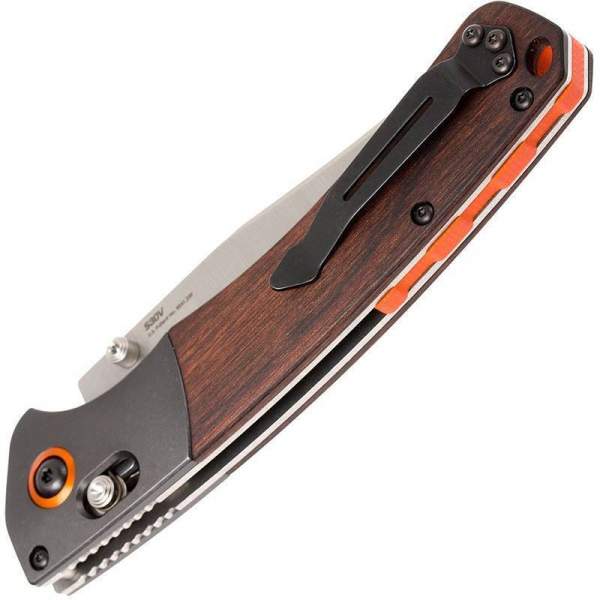 Benchmade Crooked River Wood, клинок P 10,2 см