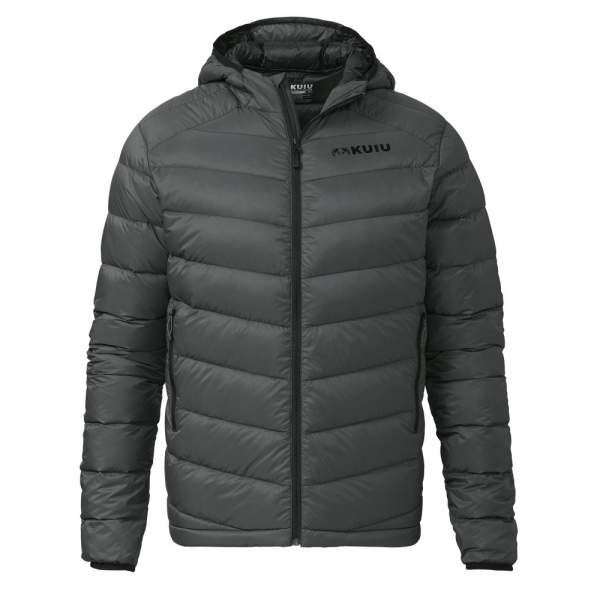 KUIU Super Down LT Hooded Jacket, Gunmetal