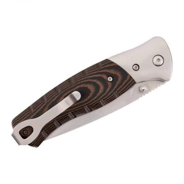 Buck 835 Small Folding Selkirk Micarta Brown/Black