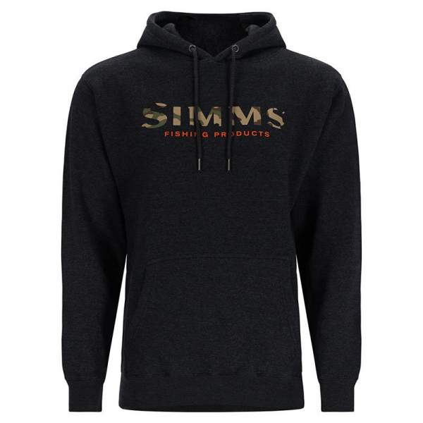 Simms Logo Hoody (24), Charcoal Heather