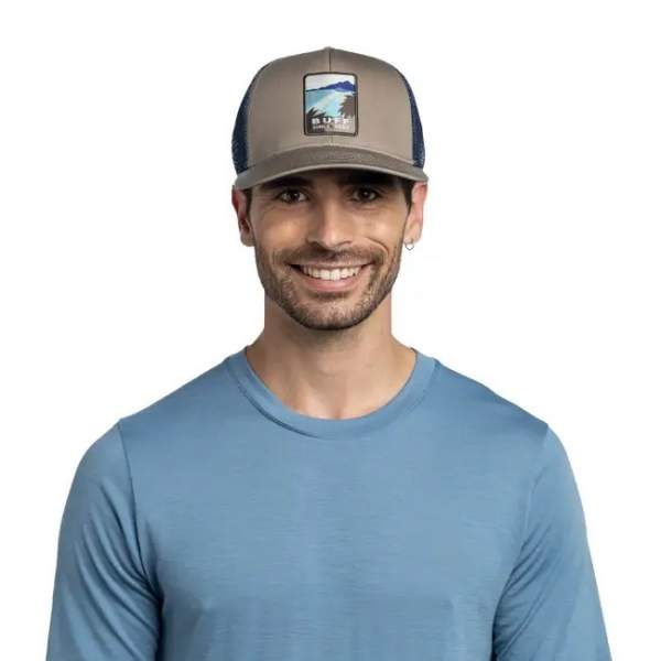 Buff Explore Trucker Cap, Soor Tundra Khaki