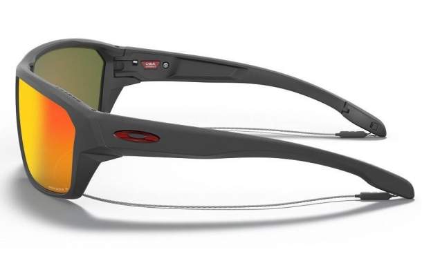 Oakley SPLIT SHOT MATTE HEATHER GREY, PRIZM RUBY POLARIZED