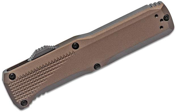 Benchmade Phaeton Aluminum Dark Earth, клинок чёрн. P 8,76 см