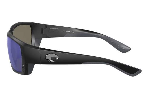 Costa Tuna Alley Blue Mirror 580G, Matte Black