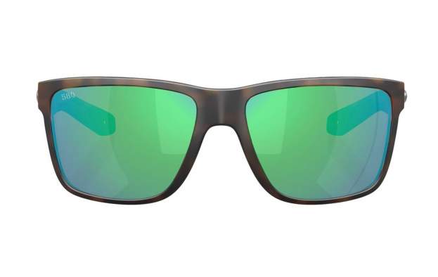 Costa Broadbill II Green Mirror 580G, Matte Tortoise