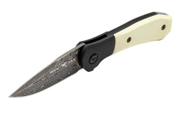 Купить Buck 590 Paradigm Damascus LE 2023 G-10 White, Damascus Buck 590 Paradigm Damascus LE 2023 G-10 White, Damascus