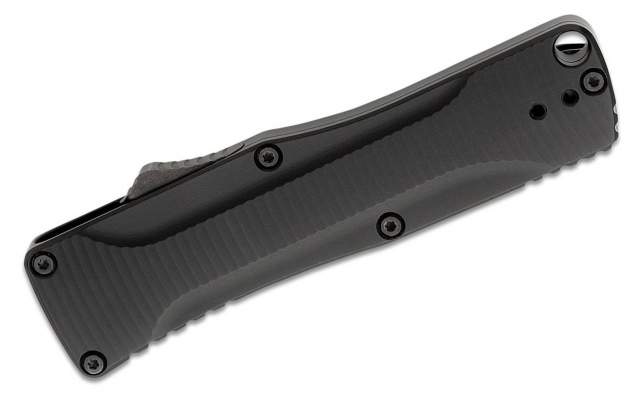 Benchmade OM Aluminum Black, клинок P 6,29 см
