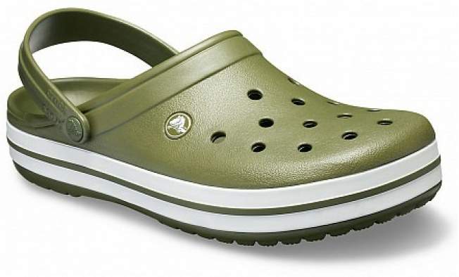 CROCS Crocband Army Green-White