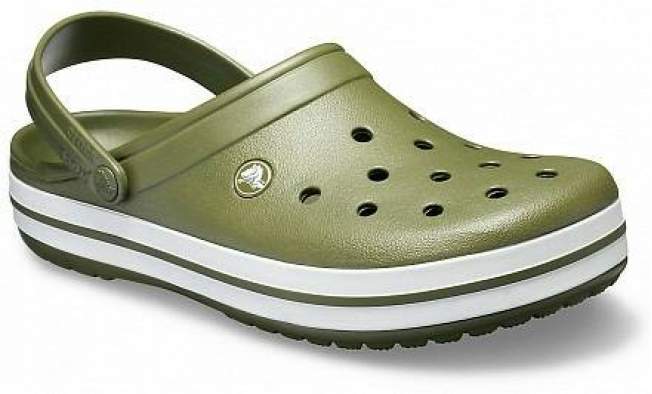 CROCS Crocband Army Green-White