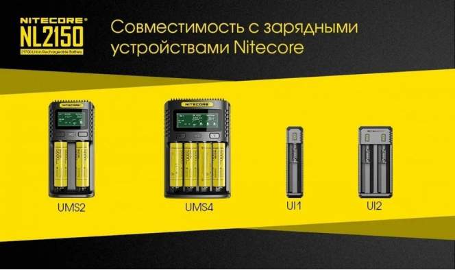 Купить Nitecore NL2150 21700 Nitecore NL2150 21700