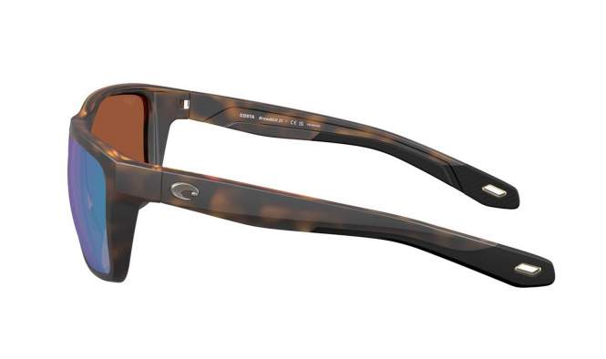 Costa Broadbill II Green Mirror 580G, Matte Tortoise