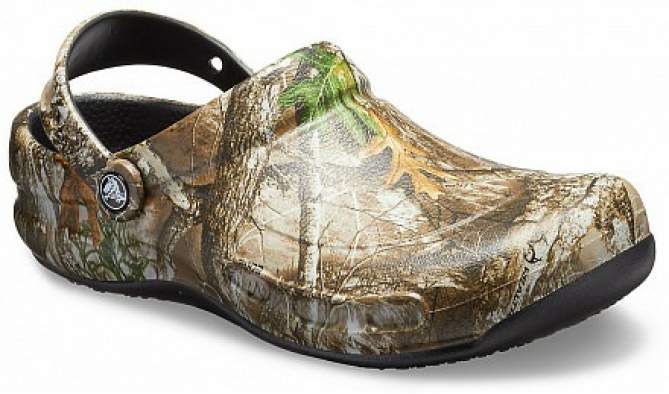 CROCS Bistro Realtree Edge Khaki-Black