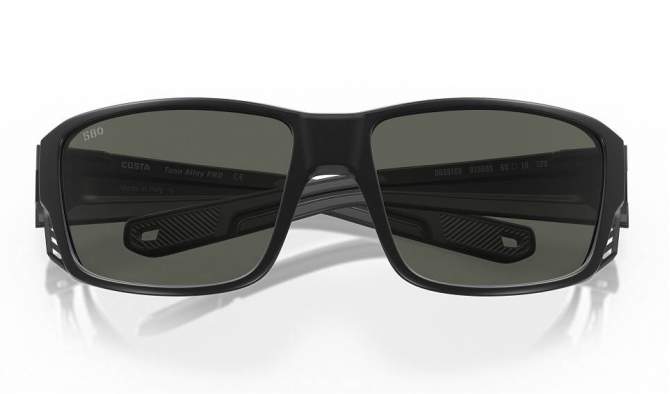 Costa Tuna Alley Pro Gray 580G, Matte Black