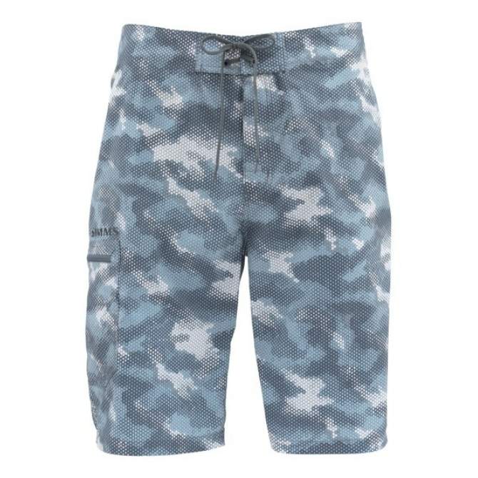 Simms Surf Short - Print, Hex Camo Storm